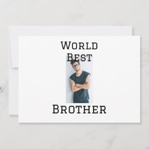 World best brother add name text sports text simpl invitation