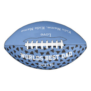 World Best Dad, Customisable Football Gift,