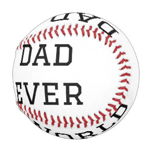 World best dad ever fat add name text sports text  baseball