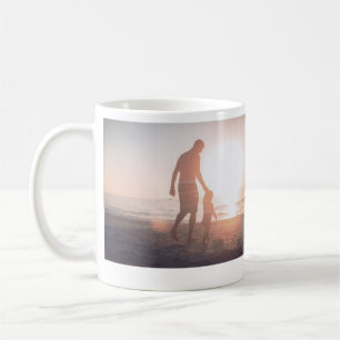 World best dad ever fat add name text sports text coffee mug