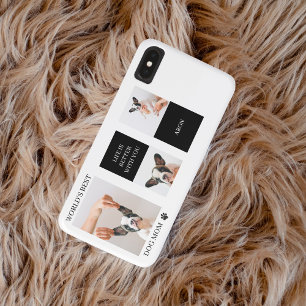 World Best Dog Mum   Collage Dog Photo iPhone XS Max Case