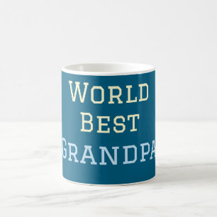 World best Grandpa add name text sports text simpl Coffee Mug