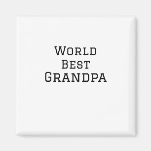 World best Grandpa add name text sports text simpl Magnet