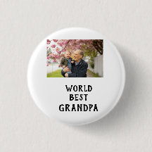 World best Grandpa photo name father's day grandpa