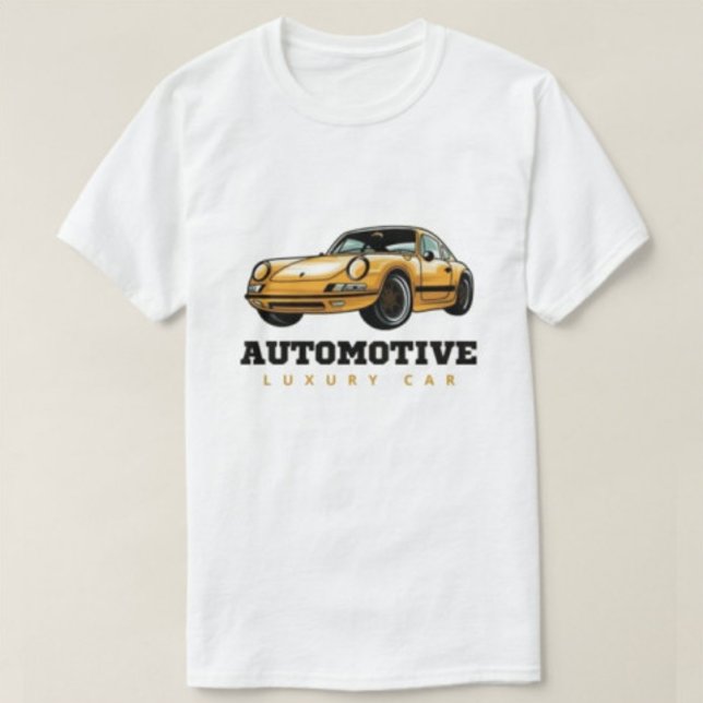 World Best Modern Car Print White T-shirt  (Creator Uploaded)
