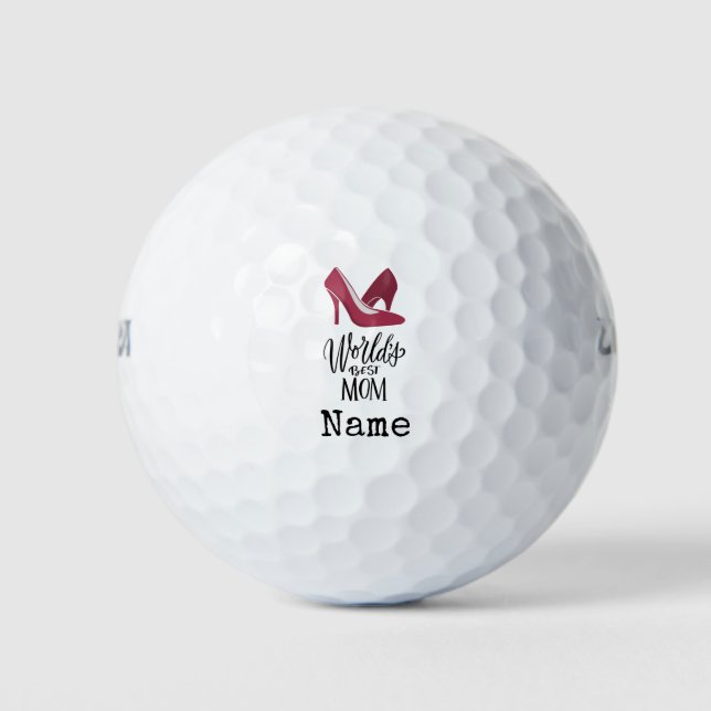 World best Mum for golf mum on Mother's Day  Golf Balls (Front)
