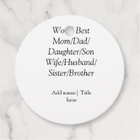 World best mum husband wife dad daughter son 