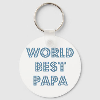 World Best Papa Key Ring