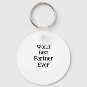 World best partner ever valentine's day lover gf key ring