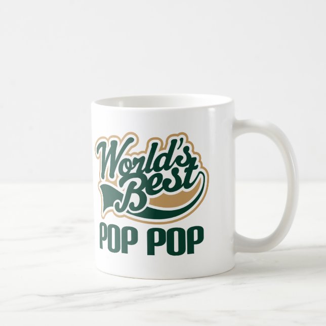 World Best Pop Pop Gift Coffee Mug (Right)
