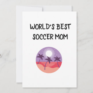 WORLD BEST SUPER SOCCER MOM CARDS