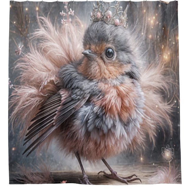 World Bird  Shower Curtain (Front)