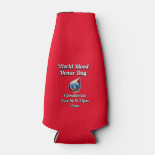 World Blood Donor Day. 14 June Bottle Cooler