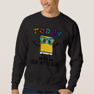 World Book Day Book character  As Too Many Books   Sweatshirt