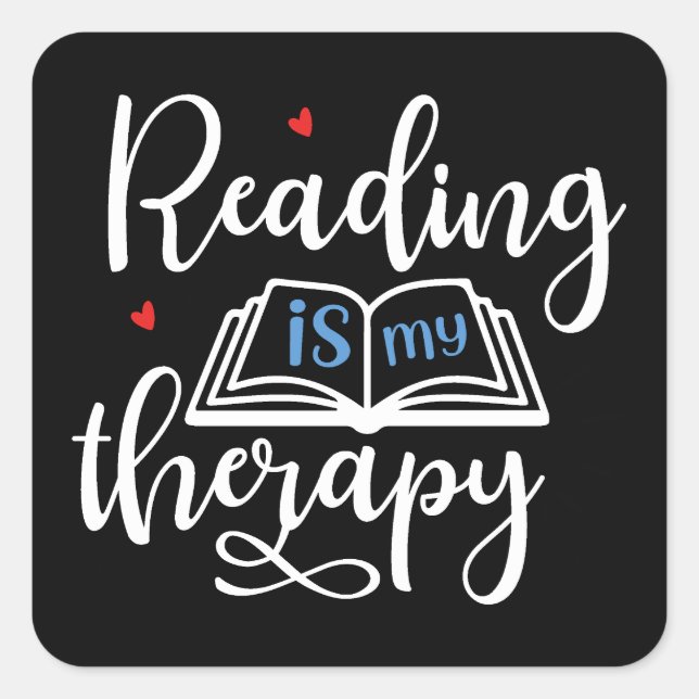 World Book Day is Learning Square Sticker (Front)