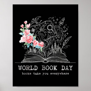 World bookish day book day costumes men women kids poster