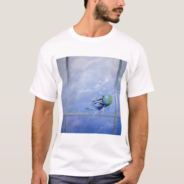 World Breaking Glass T-Shirt (Front)