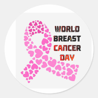 World Breast Cancer Day Celebration Stickers