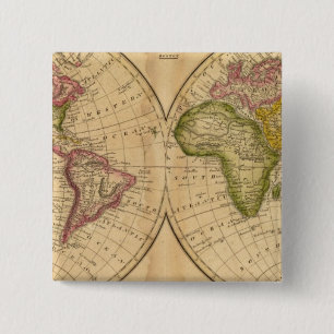 World by Worcester 15 Cm Square Badge