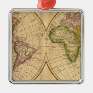 World by Worcester Metal Tree Decoration