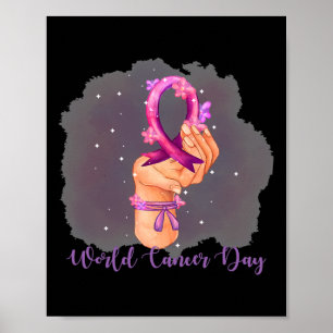 World Cancer Day 4th February 3 Poster