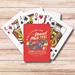 World Champion Grand Prix Racing Car   Sport Playing Cards