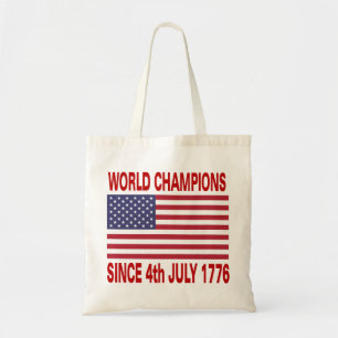 World champions since 1776 tote bag