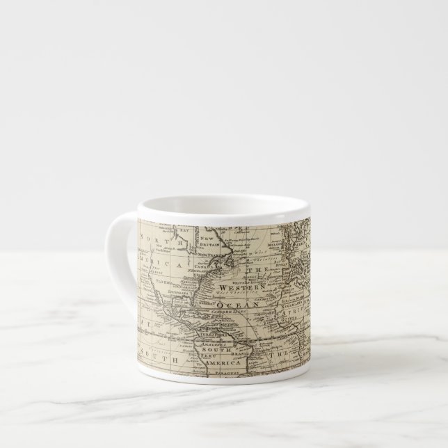 World Chart Espresso Cup (Front Left)