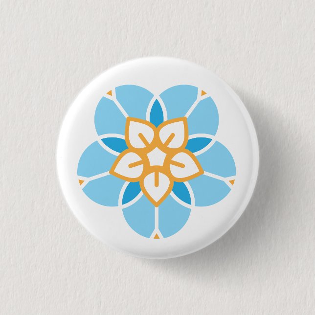 World Childless Week badge (white) (Front)