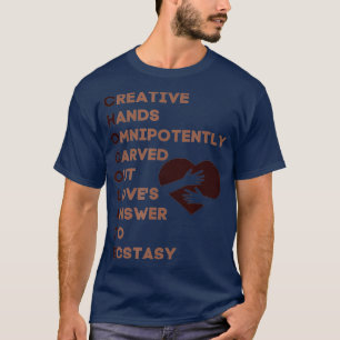 WORLD CHOCOLATE DAY ACROSTIC CHOCOLATE LOVERS T-Shirt