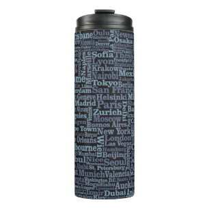 World Cities tumbler