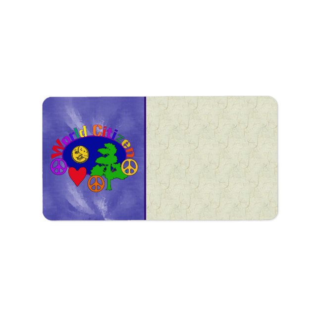 World Citizen Label (Front)