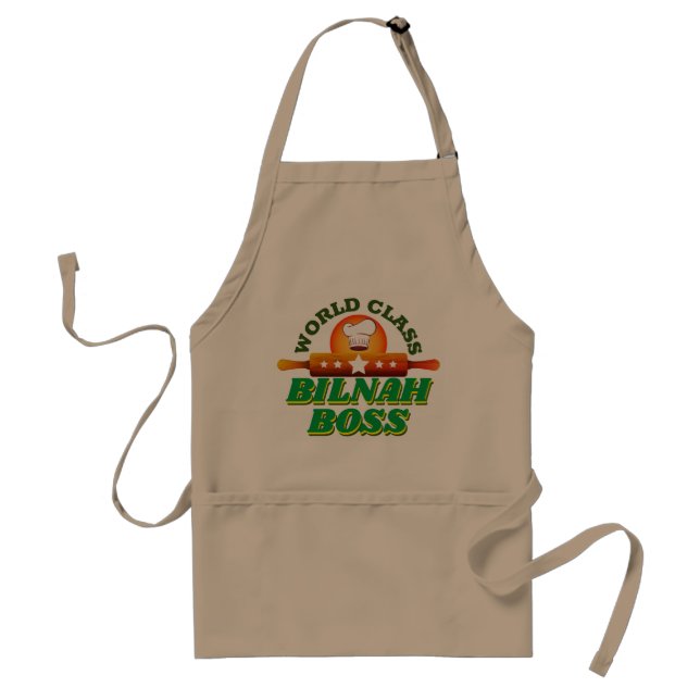 World Class BILNAH BOSS Caribbean Humour Standard Apron (Front)