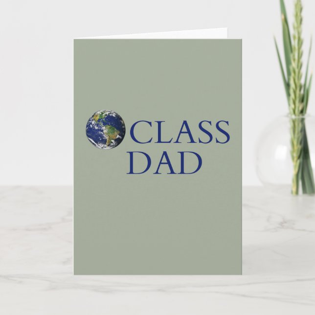 World Class Dad Holiday Card (Front)