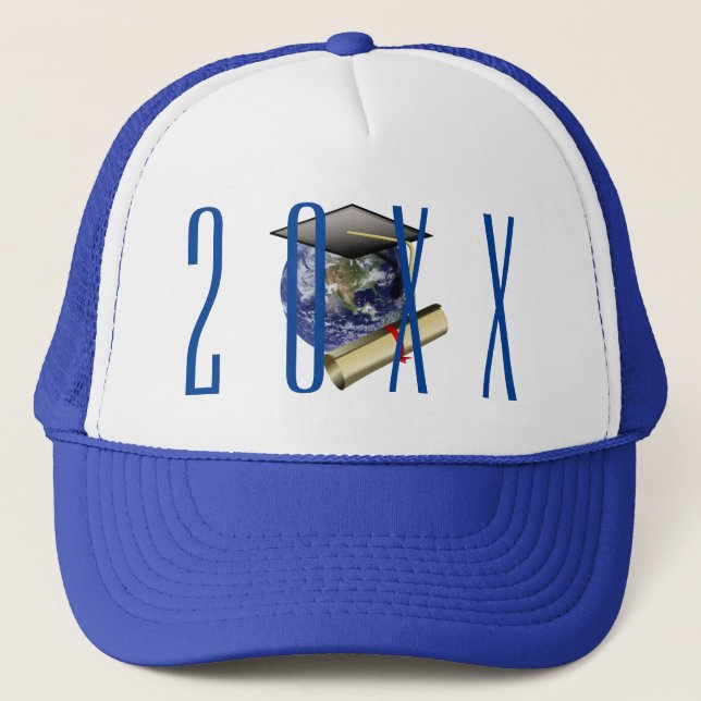 World Class Grad 20XX Graduation  Trucker Hat (Front)