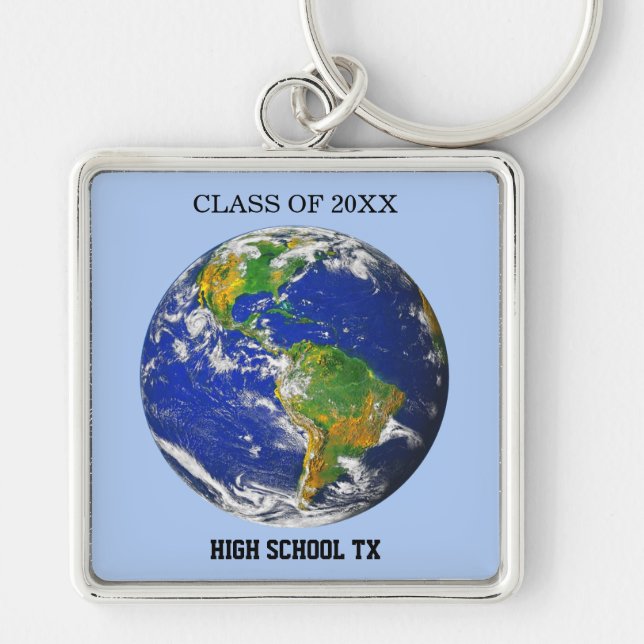 World Class of Graduation Reunion Favour Keychain (Front)