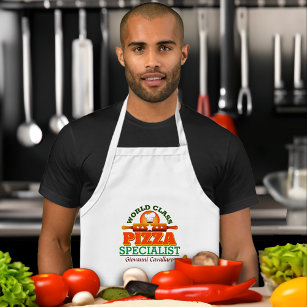 World Class PIZZA Specialist with Your Name Standard Apron