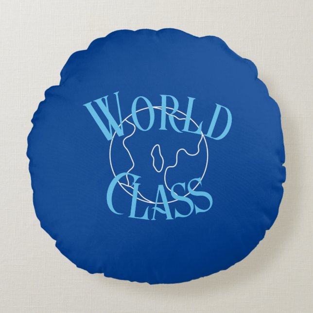 World Class Round Pillow (Front)