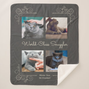 World-Class Snuggler Custom Photo Sherpa Blanket