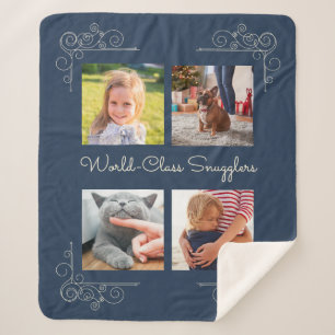 World-Class Snugglers Custom Photo Sherpa Blanket