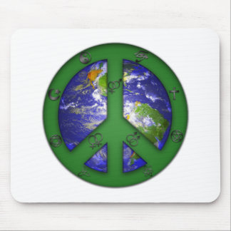 World Coexist Mouse Pad