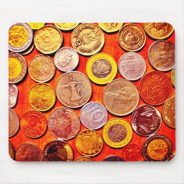 World Coins Mouse Pad (Front)