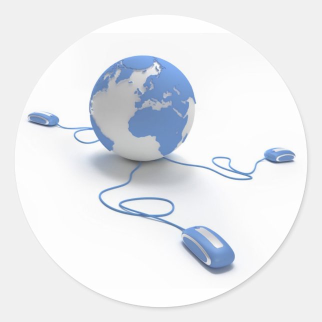 World Connection Classic Round Sticker (Front)