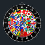 world country flag darts board game travel bulls-e dartboard<br><div class="desc">world country flag darts board game travel bulls-eye target symbol</div>