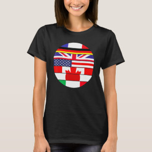 World Country Flags For Geography T-Shirt