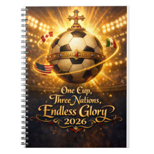 World Cup 2026 Host Nations USA Mexico Canada Notebook