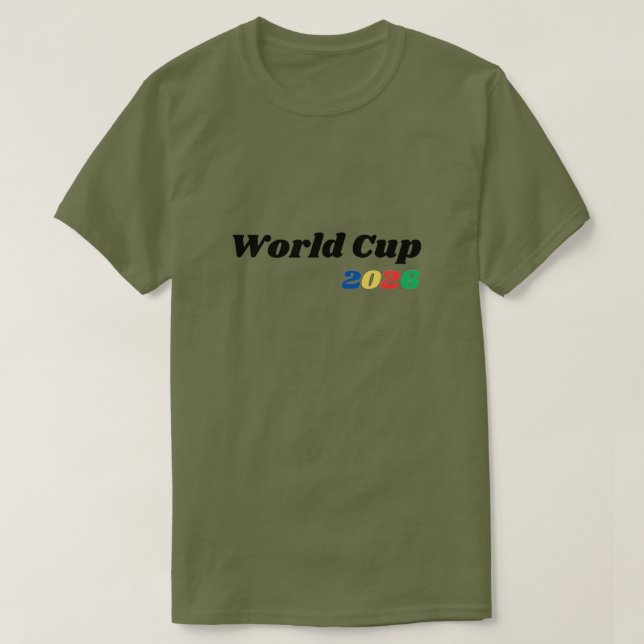 World Cup 2026 Soccer Football Fan Tee (Design Front)