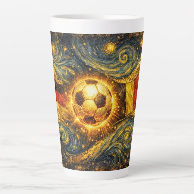World Cup 2026 Starry Night Soccer Mug (Front)