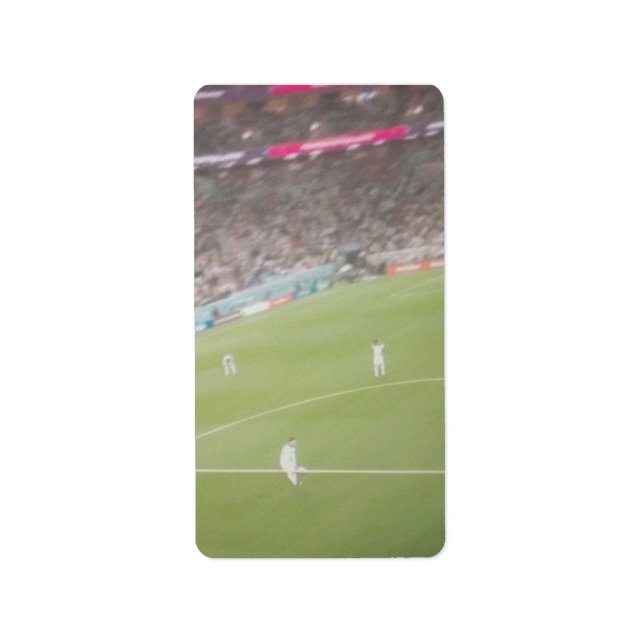 World Cup England X United States Label (Front)