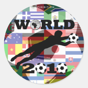 World Cup Goal Flag Sticker